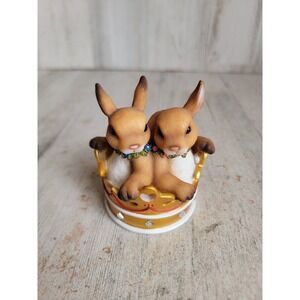 Wee whispers Our love rules Easter Bunny crown rabbit figure home